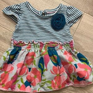 Ruffle Butts Jeweled stems Tunic 6-12 months